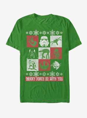 Star Wars Christmas Panels T-Shirt