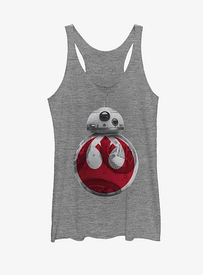 Star Wars BB-8 Rebel Symbol Womens Tank