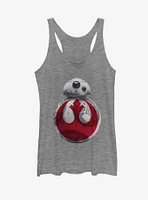 Star Wars BB-8 Rebel Symbol Womens Tank
