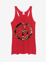 Marvel Daredevil Floral Logo Womens Tank