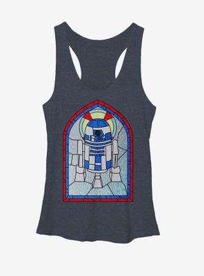 Star Wars R2D2 Stained Glass Womens Tank