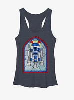 Star Wars R2D2 Stained Glass Womens Tank