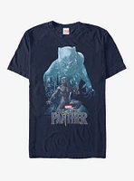 Marvel Black Panther 2018 Wakanda Silhouette T-Shirt