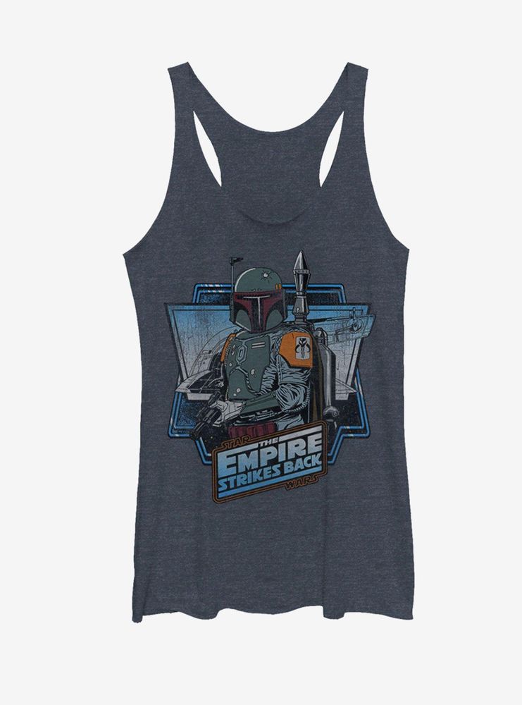 Star Wars Empire Strikes Back Boba Fett Womens Tank