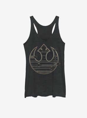 Star Wars Rebel Logo Streak Womens Tank