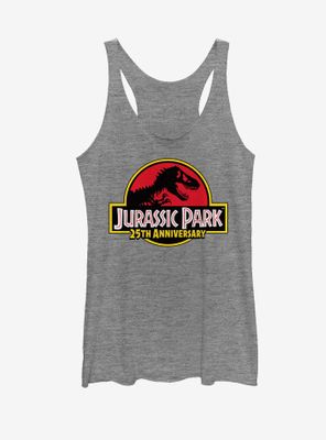 Jurassic Park 25th Anniversary Logo Womens Tank