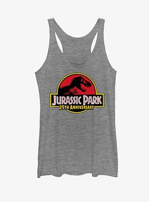 Jurassic Park 25th Anniversary Logo Womens Tank