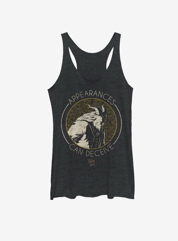 Disney Beauty And Beast Appearances Deceive Womens Tank