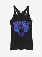 Marvel Black Panther Floral Print Womens Tank