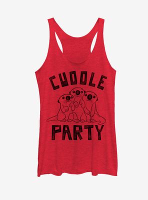 Disney Pixar Finding Dory Cuddle Party Otters Womens Tank