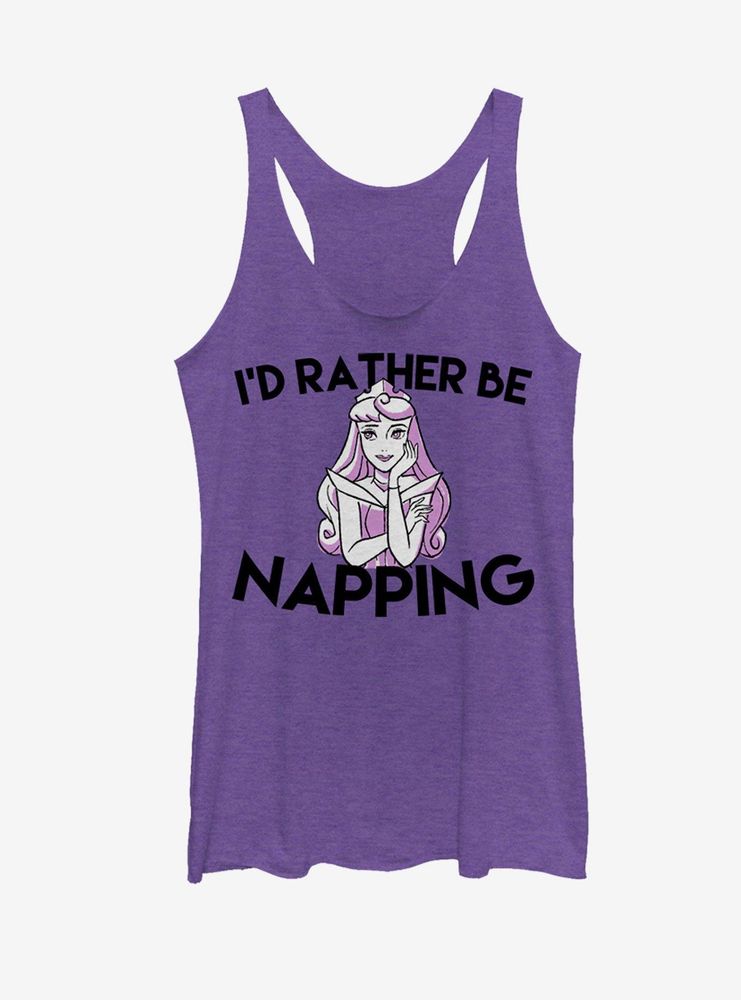 Disney Princess Aurora Rather Nap Womens Tank