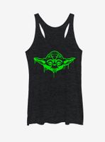 Star Wars Halloween Dripping Jedi Master Yoda Womens Tank