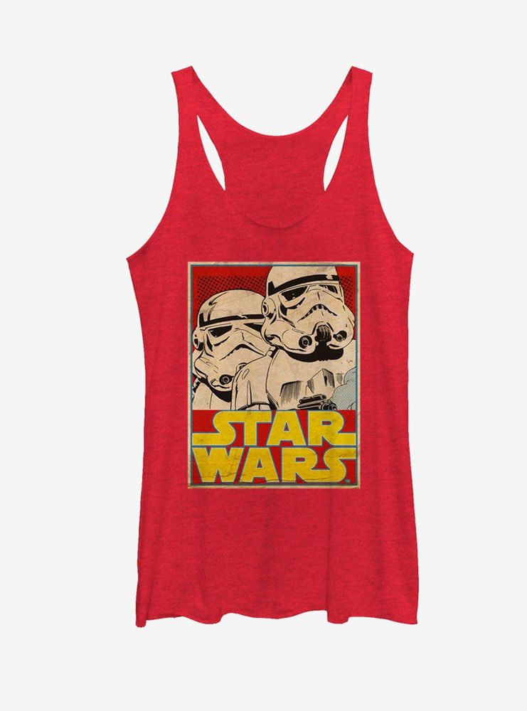 Star Wars Stormtrooper Trading Card Womens Tank