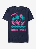 Jurassic World Tropical Dinosaurs T-Shirt