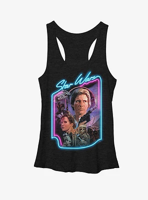 Star Wars Han Solo and Princess Leia Womens Tank