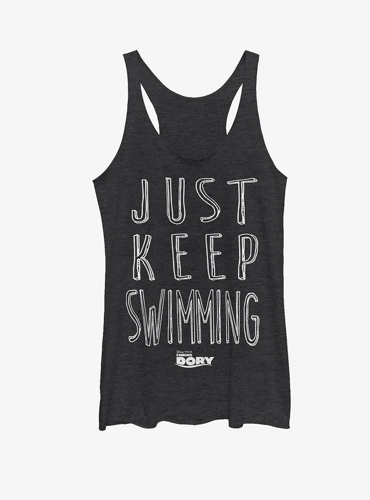 Disney Pixar Finding Dory Just Keep Swimming Womens Tank