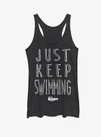Disney Pixar Finding Dory Just Keep Swimming Womens Tank