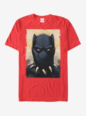 Marvel Black Panther Watercolor Print T-Shirt