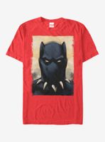 Marvel Black Panther Watercolor Print T-Shirt