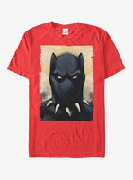 Marvel Black Panther Watercolor Print T-Shirt