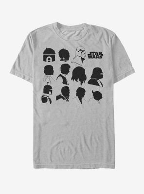 Star Wars Character Silhouettes T-Shirt