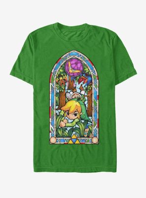 Nintendo Legend of Zelda Stained Glass Forest T-Shirt