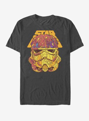 Star Wars Mottled Stormtrooper Helmet T-Shirt