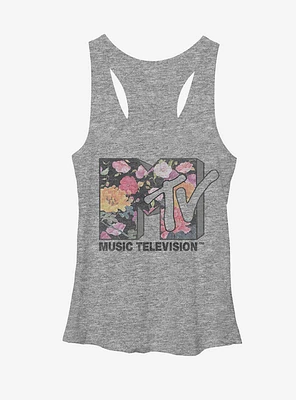 MTV Floral Logo Womens Tank
