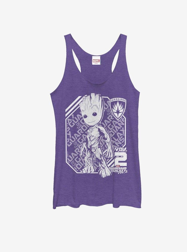 Marvel Guardians of Galaxy Vol. 2 Groot Athletic Womens Tank