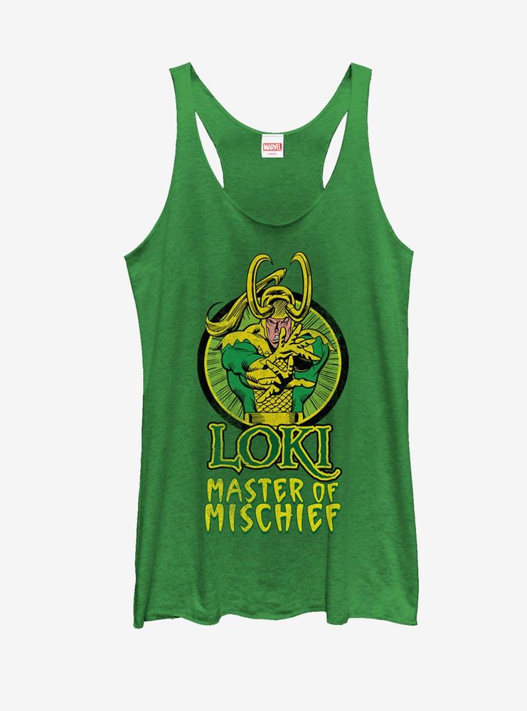 Marvel Loki Master of Mischief Womens Tank