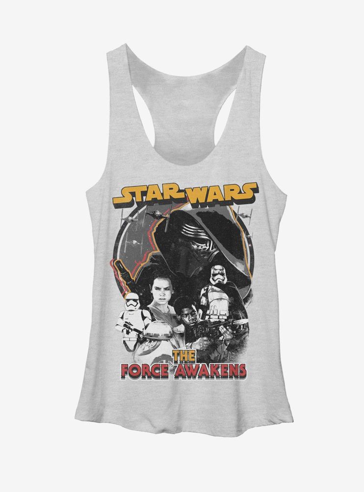 Star Wars The Force Awakens Distressed Womens Tank