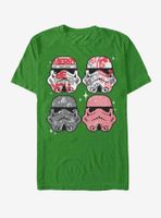 Star Wars Christmas Stormtrooper Helmets T-Shirt