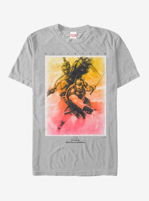 Marvel Thor: Ragnarok Hulk Watercolor Print T-Shirt