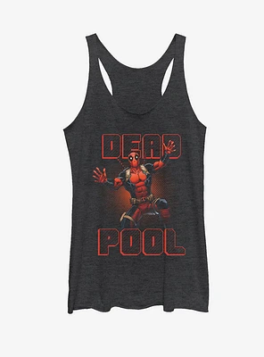 Marvel Deadpool Stripes Womens Tank