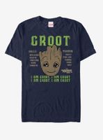 Guardians of the Galaxy Vol. 2 Groot Skills T-Shirt