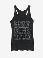 Star Wars Many Bothans Died Womens Tank