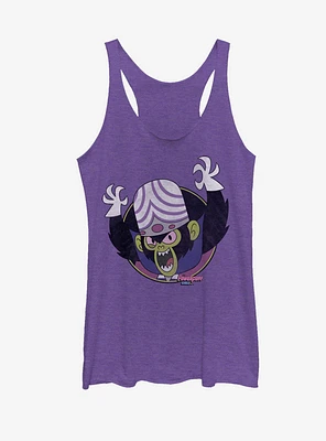 Power Puff Girls Mojo Jojo Circle Womens Tank