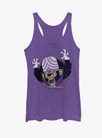 Power Puff Girls Mojo Jojo Circle Womens Tank
