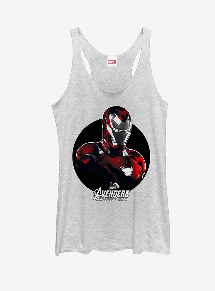 Marvel Avengers: Infinity War Iron Man Circle Womens Tank