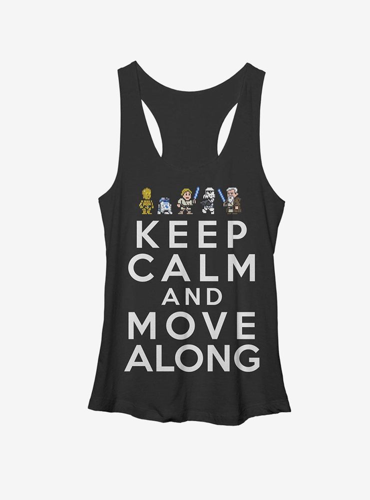 Star Wars Keep Calm and Move Along Womens Tank