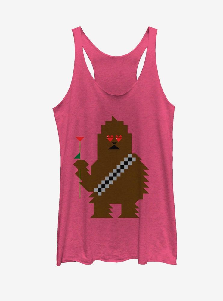 Star Wars Valentine's Day Chewbacca Womens Tank