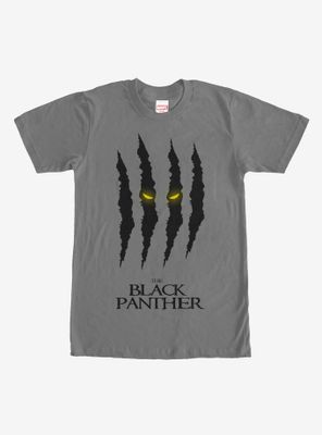 Marvel Black Panther Scratch Print T-Shirt