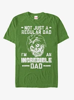Marvel Father's Day Hulk Not Regular Dad T-Shirt