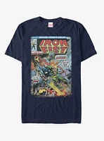 Marvel Iron Fist vs Atomic Man Comic T-Shirt