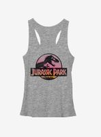 Jurassic Park Logo Sunset Womens Tank