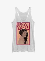 Star Wars Princess Leia Quote I Love You Womens Tank