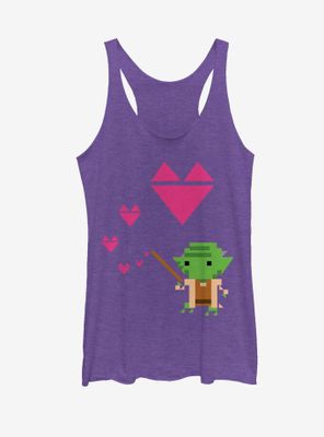 Star Wars Valentine's Day Yoda Womens Tank