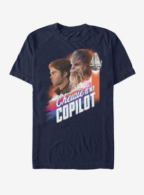 Star Wars Chewie is My Copilot T-Shirt