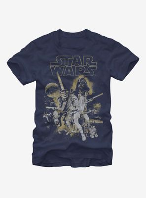 Star Wars Poster Throwback T-Shirt