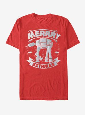 Star Wars Christmas Sithmas AT-AT T-Shirt